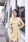 ENDERA EXTRA CROPPED BLAZER (YELLOW)