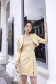 ENDERA EXTRA CROPPED BLAZER (YELLOW)