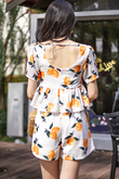 CARLENE BABYDOLL SLEEVES TOP (TROPICAL)
