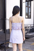 ORPHEA SWEETHEART FRILL CROP TOP (LILAC)
